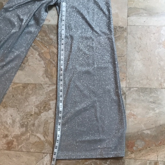Sequin Pants-Silver-Large-Boot cut - Picture 6 of 12